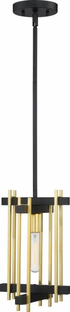 One Light Mini Pendant In Bronze Dark Finish From Marion Collection, Contemporary Modern Ceiling Light For Kitchen Island Or Dining