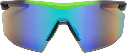 Three Pack Safety Glasses Featuring Zero Sweat Anti Fog Vision And Secure Grip Fit Designed For Construction Sites Shooting Ranges And Diy Workshops Tough As Nails Crew Essential Gear with mirrored lenses and green accents.