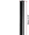 Image of a single pin from the Slotted Spring Pin Kit 6Mm By 55Mm Pro-Grade Plain Finish 65Mn 20-Piece Assortment.