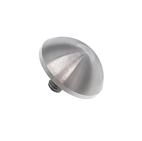 Spherical Point Contact Tip For Dial Indicator And Depth Gauge 1/2 Inch Diameter 4-48 UNF Thread Shank Interchangeable Measurement Tool