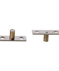 4 Pcs Stainless Steel Roller Guides for Sliding Barn Doors Floor Guides and Hardware Accessories, polished finish