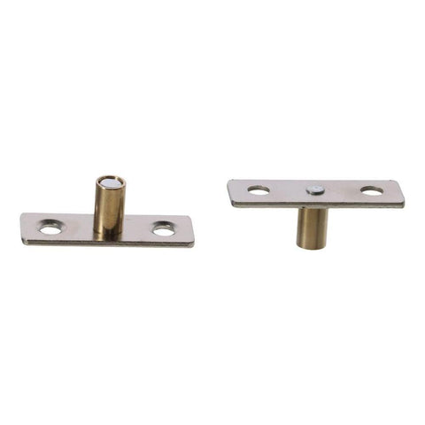 4 Pcs Stainless Steel Roller Guides for Sliding Barn Doors Floor Guides and Hardware Accessories, polished finish