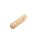 Rock Solid Wooden Dowel Pins 1/4 Inch By 2 Inch Spiral Grip Joints Pack Of 100, showing a single twisted wood pin.