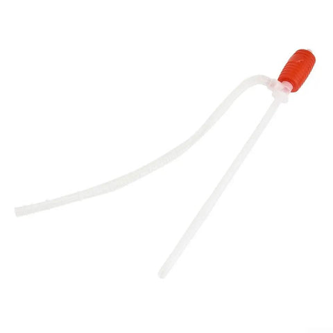 Beast Manual Siphon Pump For Oil And Water Transfer Hand Operated Fuel Extractor Tool For Cars Boats Pools Tanks Deck Heating Red And White Versatile Spill Cleanup And Refuel Helper For Home Garage Marine Use clear plastic siphon hose with red hand pump