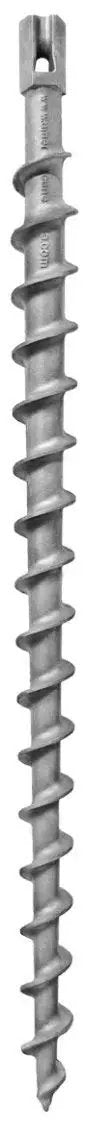 46 Inch Aluminum Screw Ground Anchor With 1/2 Inch Guying Slot, Heavy Duty Beast That Holds Up To 14,000 Lbs, Reusable, Lightweight, Won't Rust