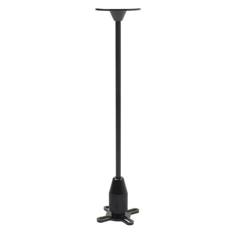 Ultra Lightweight GPS Antenna Mount Folding Bracket In Black Anodized Aluminum And Carbon Fiber Rod For Stable Drone And FPV Slick Rig