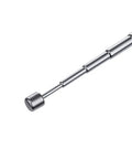 Silver Eight Section Telescopic Radio Antenna for TV and FM DAB AM Stereo Reception Portable 72 cm Extended Length 50 Ohm Impedance