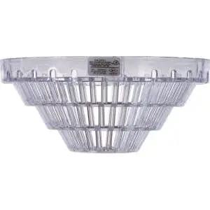 Clear Flush Mount Smoke Detector Damage Stopper With Rock Hard Impact Shield To Ward Off Sneaky Knocks And Bumps While Keeping Alarms Sharp As A Tack For Total Peace Of Mind Along With Super Easy One Hand Install.
