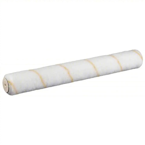 24 Pack Heavy Duty Eighteen Inch Roller Covers Featuring Half Inch Dense Nap For Flawless Wall Painting And Seamless Primer Application Pro Standard Paint Rollers, 18-inch roller cover, white fabric.