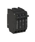 THQLQ203020 Q-Line quad circuit breaker pack of 1 showing two 20A/1P and one 30A/2P configuration with plug-in space-saving mount