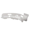Left Front Bumper Side Retainer Bracket For 2012 Through 2019 Vehicles OEM Part 1607398380 FL Direct Fit ABS Construction For Long Lasting Durability And Precise Alignment Easy Install Restores Front End Structure, white ABS bracket
