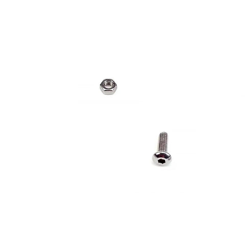 Grab This Pro Grade Hex Head Screw And Nut Kit In 304 A2 Stainless Steel, 12 Sizes M3 M4 M5, showing a single screw and nut