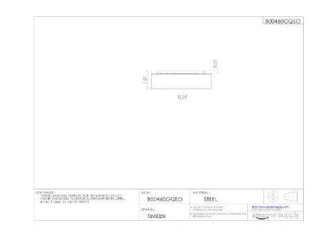 Blueprint of Heavy Duty Tapered Roller Bearing Cone Inner Ring For Simple Bearing Setup, steel material, Model JH217249.