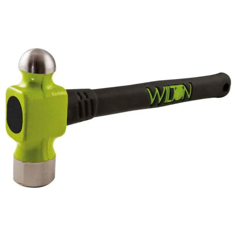 14 Inch Ball Pein Hammer With 32 Ounce Drop Forged Head Unbreakable Handle Anti Vibe Neck Reduces Fatigue Safety Plate Secures Head