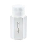 Pysrych 3/8 in NPT check valve, stainless steel 304, front view with white cap