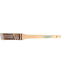 Single brush from 12 Pack 1 Inch Angle Paint Brushes Set For Walls And Trim Pro Grade Quality With Premium Synthetic Blend