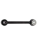 Upgrade Your Ride With This Fresh Lateral Control Arm For Hyundai Elantra 2007 2012 Featuring Durable Steel Build Bolt-On Install And Rubber Bushings To Fix Wobbly Handling Smoothly Replace OEM 55250 1H000 And 552502H000 Parts Now. black steel lateral control arm with rubber bushings, side view