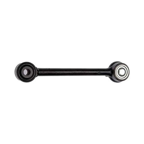 Upgrade Your Ride With This Fresh Lateral Control Arm For Hyundai Elantra 2007 2012 Featuring Durable Steel Build Bolt-On Install And Rubber Bushings To Fix Wobbly Handling Smoothly Replace OEM 55250 1H000 And 552502H000 Parts Now. black steel lateral control arm with rubber bushings, side view