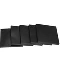 Stack of Graphite Precision Processing Block 100x100mm Square Plate, 4mm Thick, Heavy Duty Pro Grade for industrial use displayed