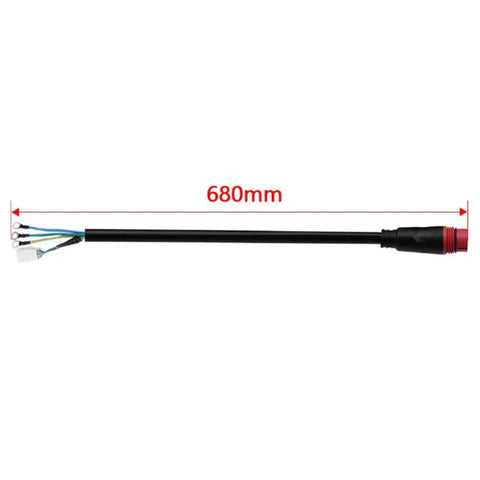 Hub Motor Female Adapter Cable For Bafang G062 G060 G090 Ebike With 1121AM Threads 680mm 11-core cable with connectors