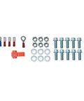 Assorted hardware kit including bolts, nuts, and connectors for Badass Universal Front Electric Power Steering Kit For Utv With 220 Watt Motor.