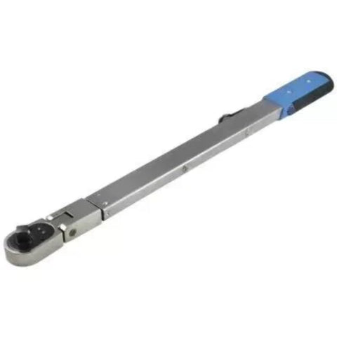 Half Inch Drive Split-Beam Click Torque Wrench With Flex Ratchet, 250 Ft-Lbs, Precision Click, Built Tough For Auto Pros And DIYers, Easy Read Scale, Durable Welded Construction For Heavy-Duty Jobs, 1/2-inch drive