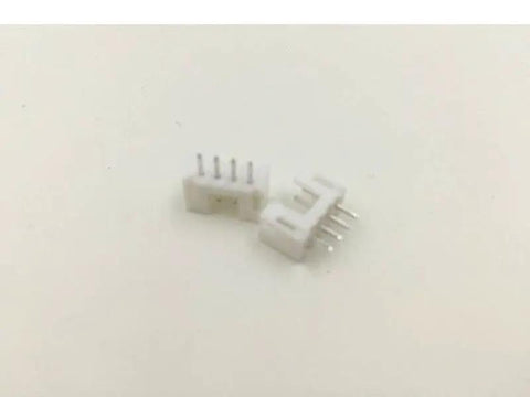 Premium Heavy Duty Mini 2.0 Ph Four Pin Wire Connectors With Crimped Leads Twelve Centimeters Length Tech Grind And Lock Tight Connections on a white background.