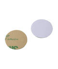 Writable 125kHz RFID Sticker Cards Set 10 Pcs 25mm Dia T5577 Proximity Blank Tags With Adhesive Backing
