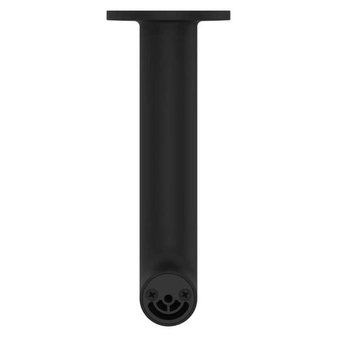 Matte Black Bath Tub Spout With One Half Inch Male Copper Adapter Included, Genuine All Metal Construction, Round Threaded Design