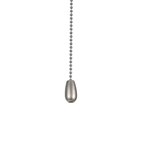 AirPro 1 Light Integrated LED Ceiling Fan Light Kit pull chain, painted nickel finish
