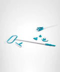 Deluxe Above Ground Pool Maintenance Kit With Vacuum For 800 GPH Flow Rate 110 Inch Telescoping Pole Wall Brush And 24 Foot Hose