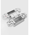 Concealed Three Way Adjustable Silent Hinges Set Hidden Door Hinges 180 Degree Opening 246mm x 34mm Durable No Fuss