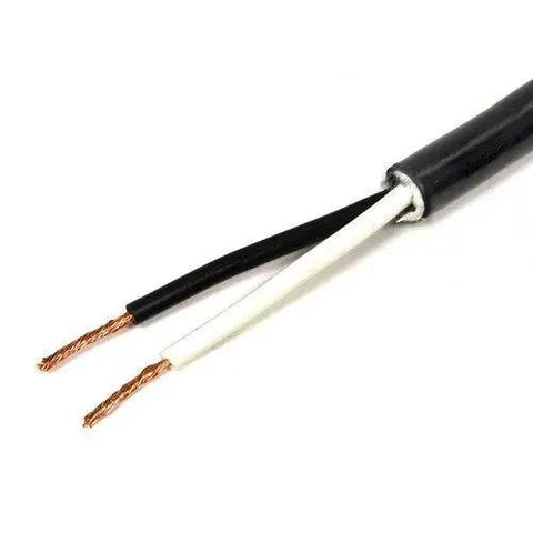Top Shelf 3/4 Inch Clip On Thermostatic Control Unit Perfect For Home Heating Loops 105 To 115 Degree Fahrenheit Range No Sweat Upgrade For Domestic Circulation Pump Plumbing Setup wire showing black and white insulated copper strands.