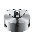 Three Jaw Self Centering Lathe Chuck 8 Inch With 0.16 To 8 Inch Clamping Range shown upfront view