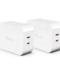 Dimmable Smart Plug 2 Pack with Sunrise and Sunset Simulation, works with Alexa Google Home and SmartThings, for lamps