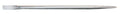 Beefy 30 Inch Jimmy Bar Seven Eighths Inch Diameter Chrome Alloy Steel Pry Tool With Heat Treated Strength, tapered tip view.