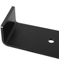 Close-up of Pro Pull Bar 16.25 Inch Long With Three Inch Pull Edge for wood floors, showing premium steel construction and hole detail.