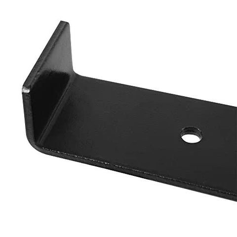 Close-up of Pro Pull Bar 16.25 Inch Long With Three Inch Pull Edge for wood floors, showing premium steel construction and hole detail.