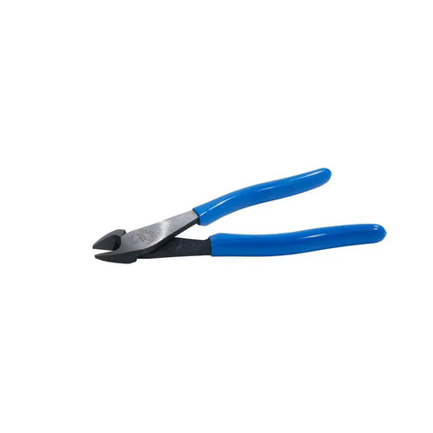 Beefy Heavy Duty Diagonal Cutting Pliers With Angled Head For Tight Cuts On ACSR Screws Nails And Hardened Wire, 8 Inch, Made In USA