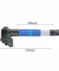 Heavy Duty Right Angle Pneumatic Air Die Grinder With Snappy Elbow Cutout for Nitty Polish and Burnish Runs in Cramped Zones 3mm Chuck