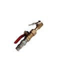 Straight Up Slick Lock On Tire Inflator Chuck Quick Release Valve with swivel hookup, heavy duty metal adapter for inflation.