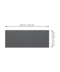 Premium 21 Piece Wet And Dry Sandpaper Sheets Set With Varied Grits, grey sanding sheet, 9x3.5 inches, ideal for metal and wood projects.