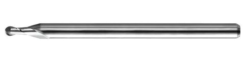 Stub Length Ball Nose End Mill Go-To 2 Flute Carbide AlTiN Coated CNC Milling Tool 30 Degree Angle 15/64 Inch
