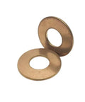 100 Count 1/2 Inch Silicon Bronze Flat Washers Built For Easy DIY Projects And Heavy Duty Fastening, Super Sturdy, Corrosion Resistant Hardware