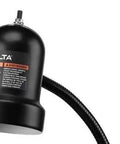 Magnetic Work Light With A 14-Inch Flexible Arm And An 8-Foot Cord, black LED task light head for garage, shop, and home projects