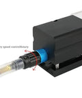 Close-up of the rotary speed control on the Portable Pneumatic Air Die Grinder With 30000 Rpm Motor and 50mm Cutting Wheel.