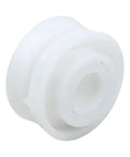 Roller Bearing Guide Kit RCX26000 RCX26001 For TigerShark Robotic Pool Cleaner DIY Friendly Pro Grade Replacement Kit Includes One RCX26001 Bearing And Two RCX26000 Bearings For Smooth Wheel Rotation And Stable Tracking white plastic bearing