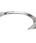 Formed metal piece shaped using 9 Pc Bead Roller Die Set For Metal Fabrication With 1 Polyurethane Wheel Includes Inside And Outside Offset Dies