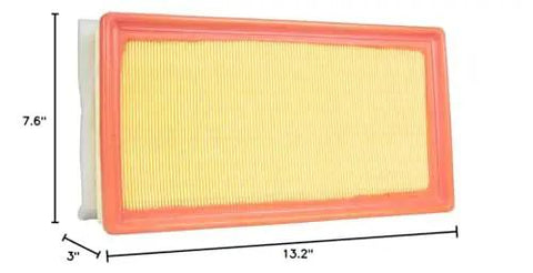 Premium Engine Air Filter XA11645 for Volkswagen Atlas, dimensions 13.2 x 7.6 x 3 inches, designed for cleaner air and peak performance.