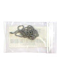 Stainless Steel Military Dog Tag Chain Set With Two Ball Chains 27 Inch And Four Point Five Inch MilSpec Size Three Two Point Four Millimeter in bag